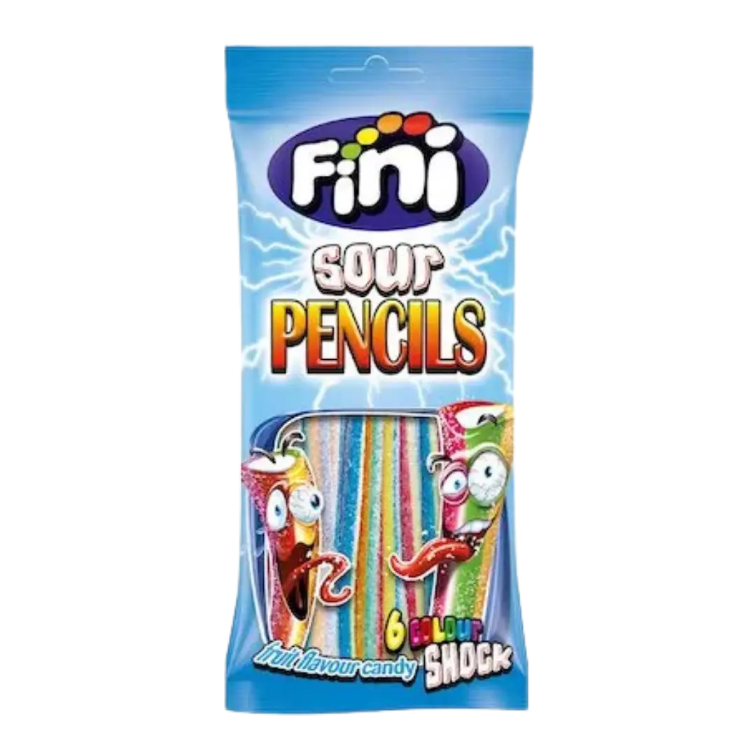 Fini Sour Rainbow Pencils Halal 75g Product vendor