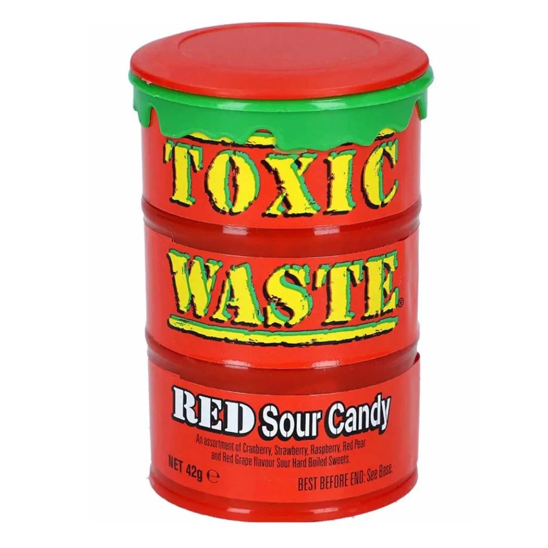 Toxic Waste Red Sour Candy Drum 42g Product vendor