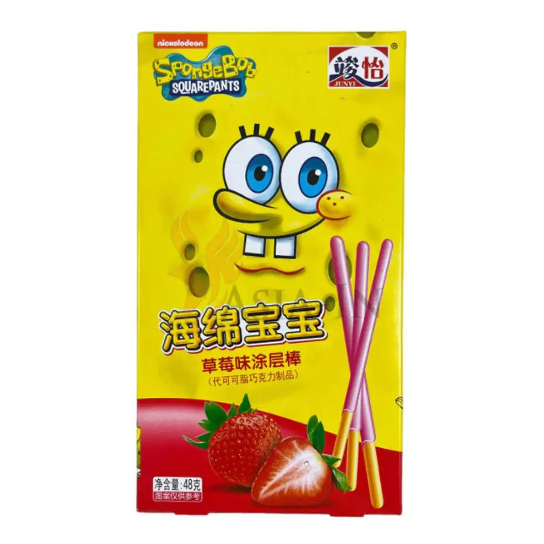 SpongeBob SquarePants Coated Stick Strawberry Asia 48g Product vendor