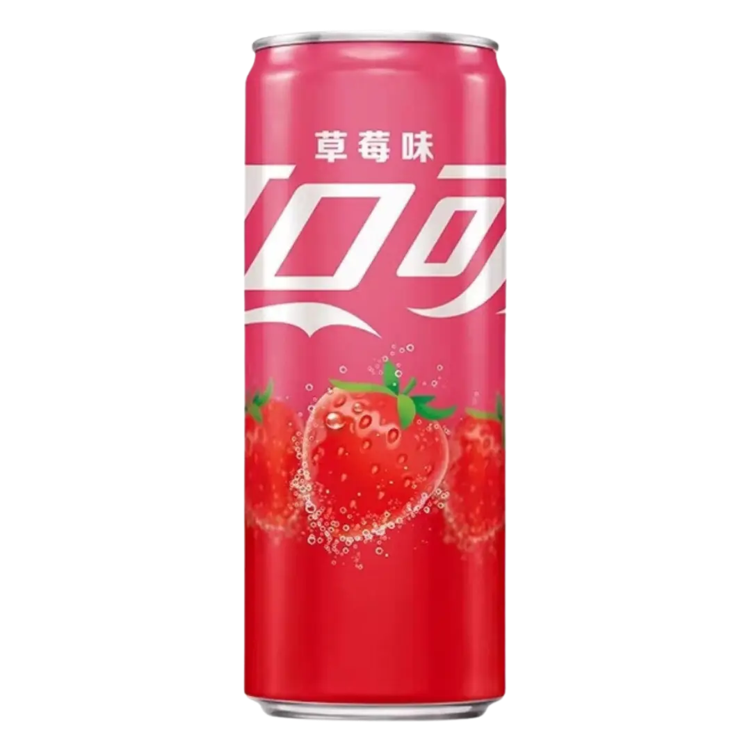 Coca Cola Strawberry China 330ml MHD 12.03.2025 Product vendor