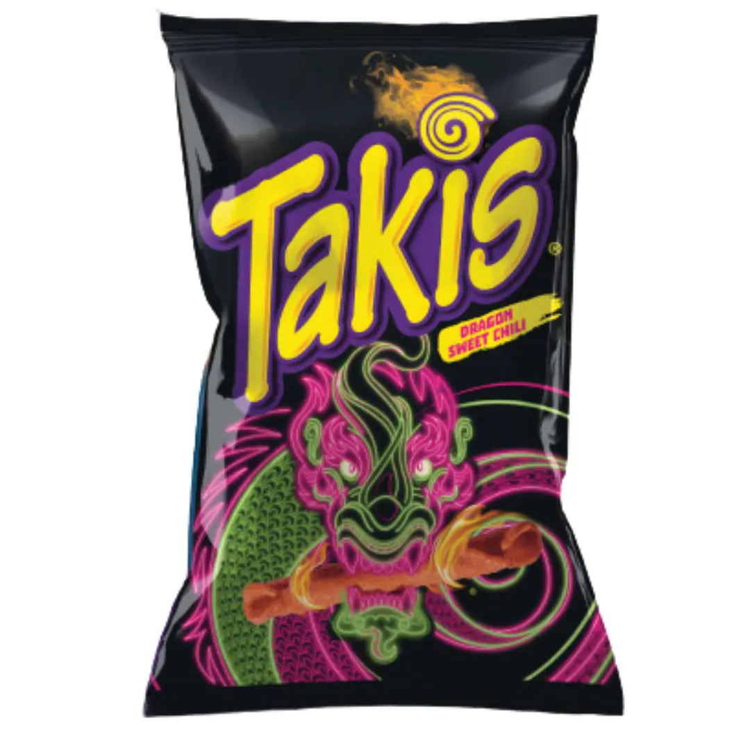 🎁 Takis Dragon Sweet Chilli 90g MHD 26.01.2025 (100% off) Product vendor