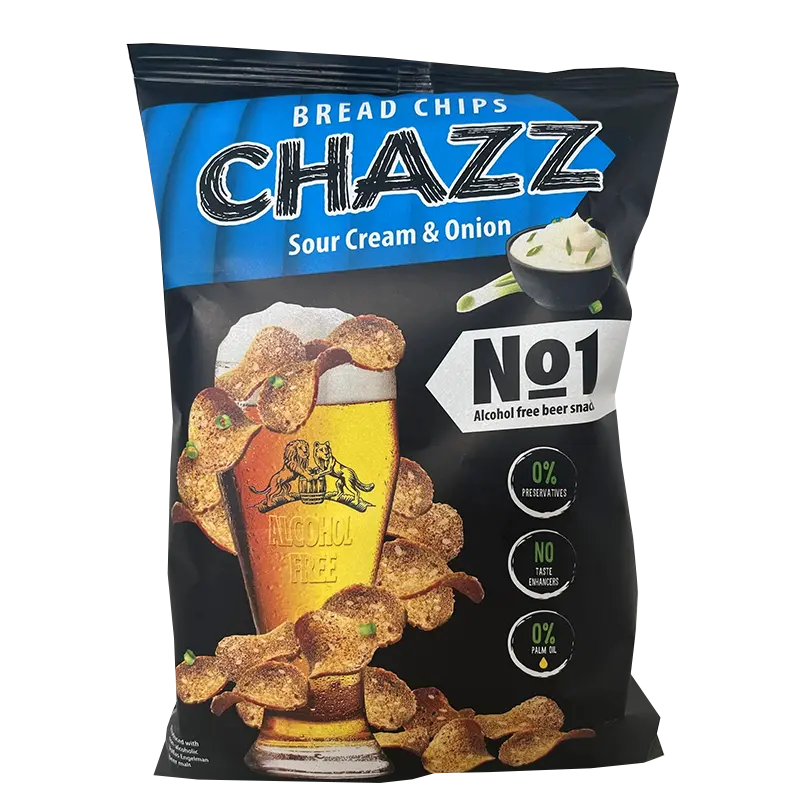 Chazz Bread Chips with Sunflowers Seed Sour Cream and Onion 100g Product vendor