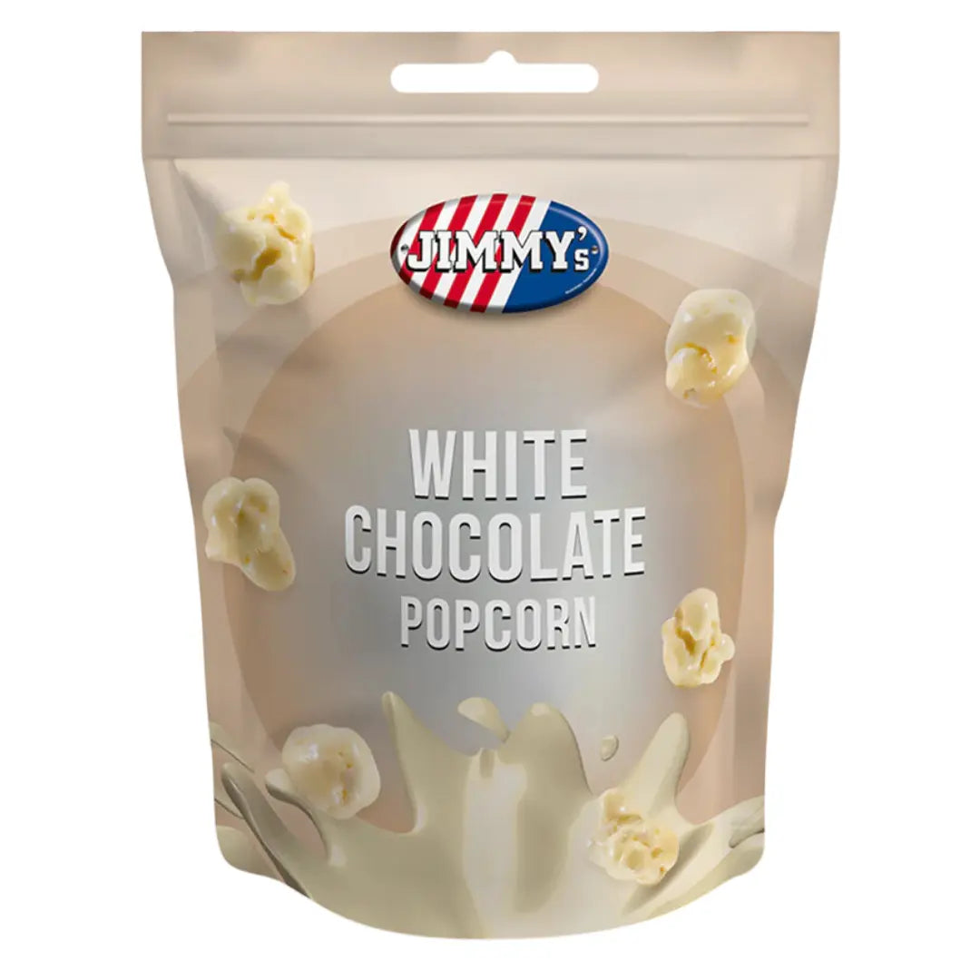 Jimmy's White Chocolate Popcorn 120g MHD 07.08.2025 Product vendor