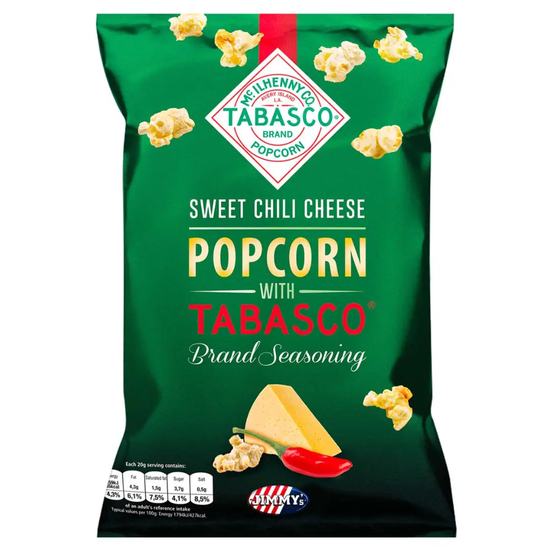 Jimmy's Tabasco Popcorn Cheese 90g MHD 06.09.2025 Product vendor