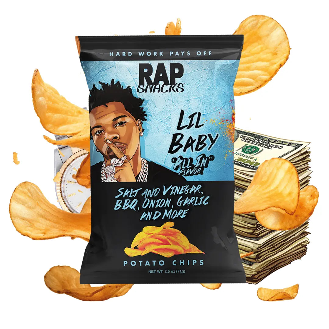 Rap Snacks Lil Baby All In Chips 71g - KingCans ⦁ Sweets & Drinks aus