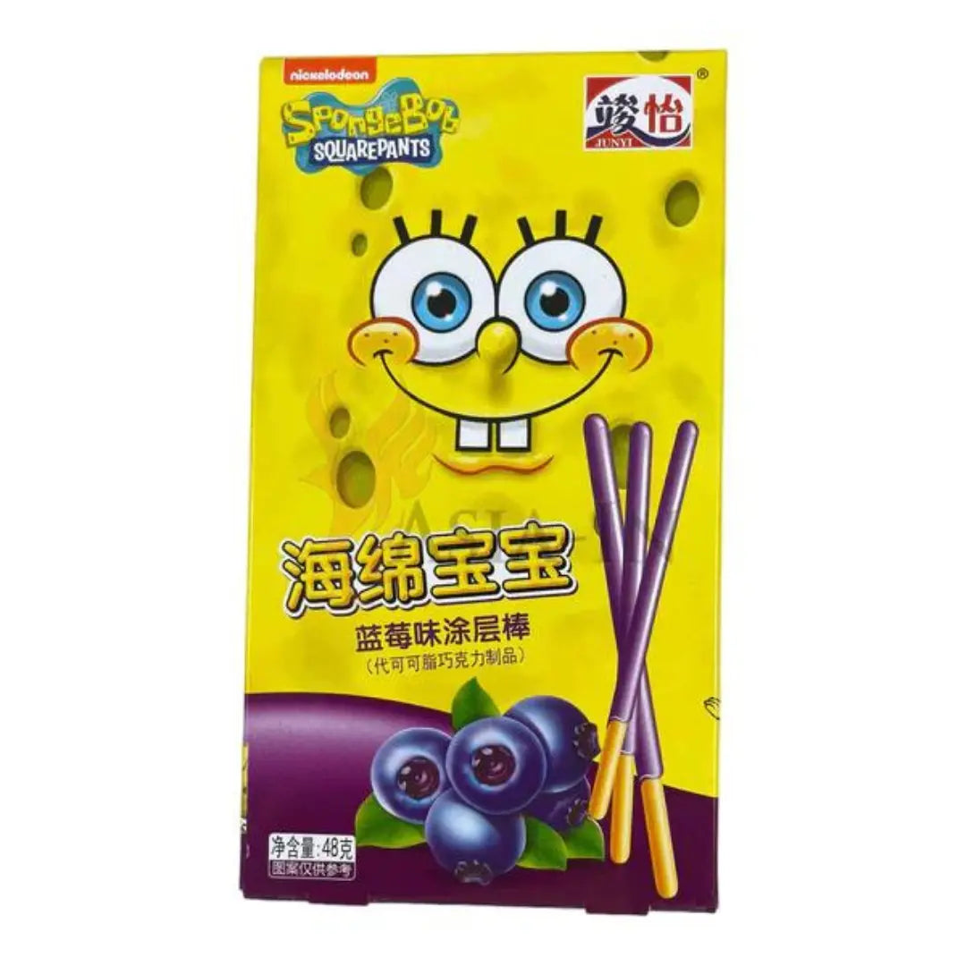 SpongeBob SquarePants Coated Stick Blueberry Asia 48g Product vendor