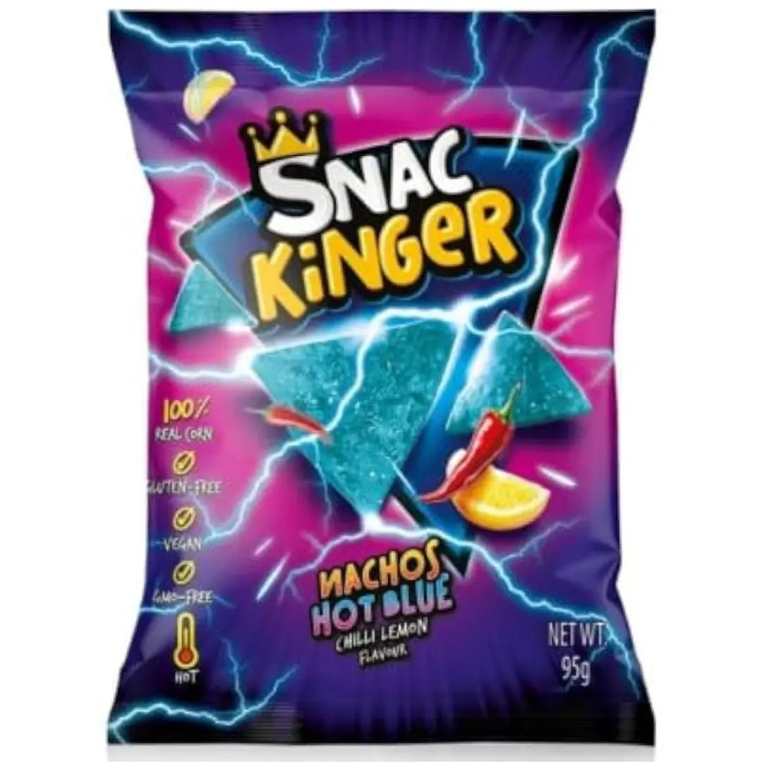 Snack Kinger Nachos Hot Blue 95g MHD 02.10.25 Product vendor