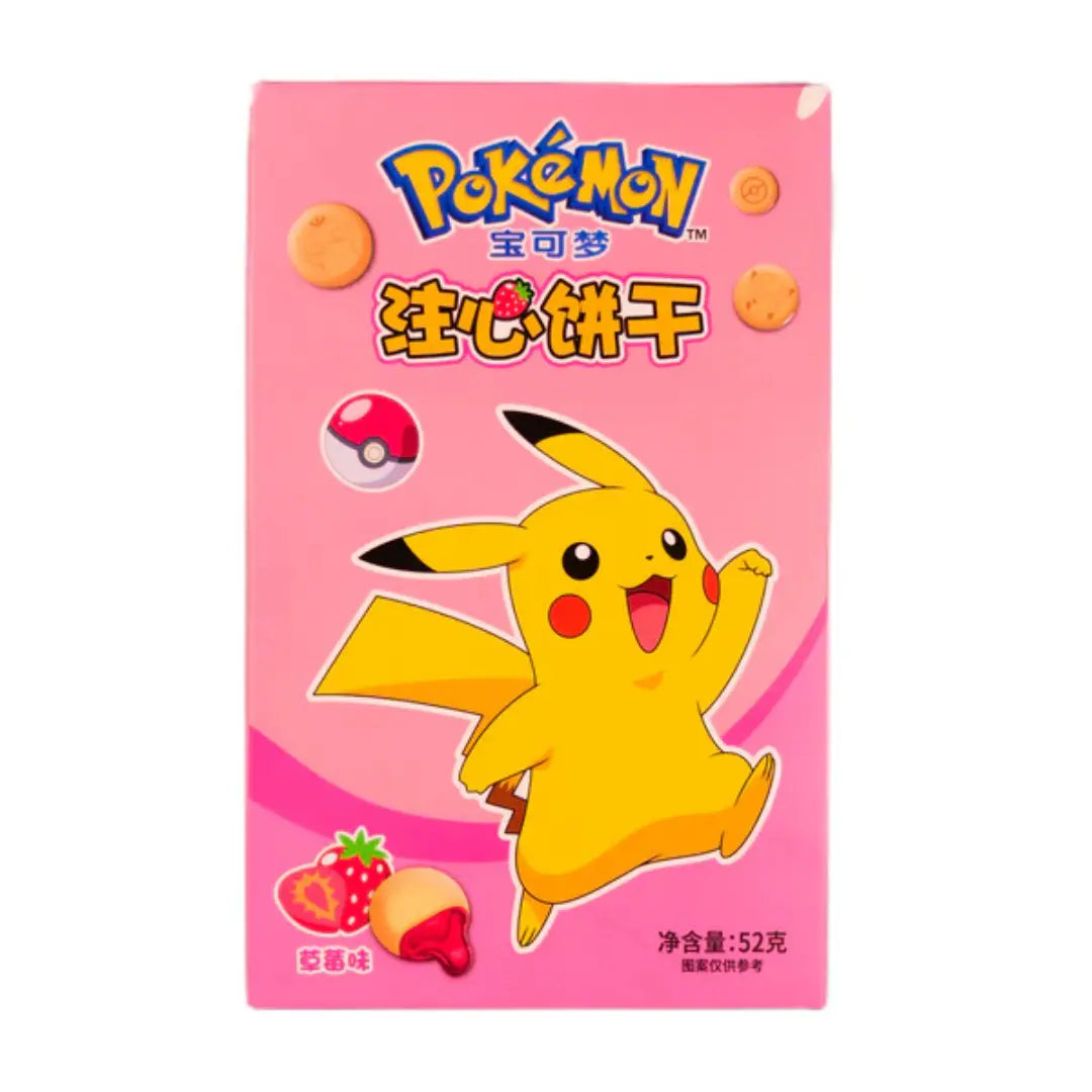 Pokemon Filled Cookies Strawberry Asia 52g Product vendor