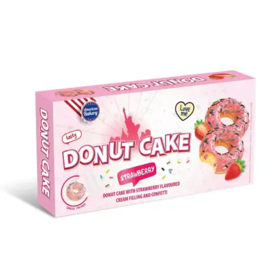 American Bakery Donut Cake Strawberry 135g Product vendor