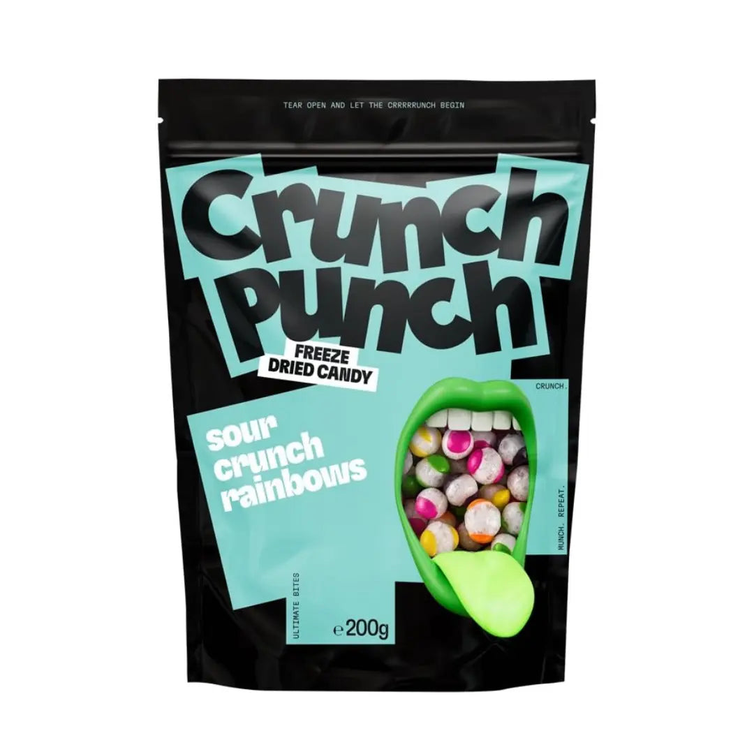 Crunch Punch Sour Crunchy Rainbows 50g Product vendor